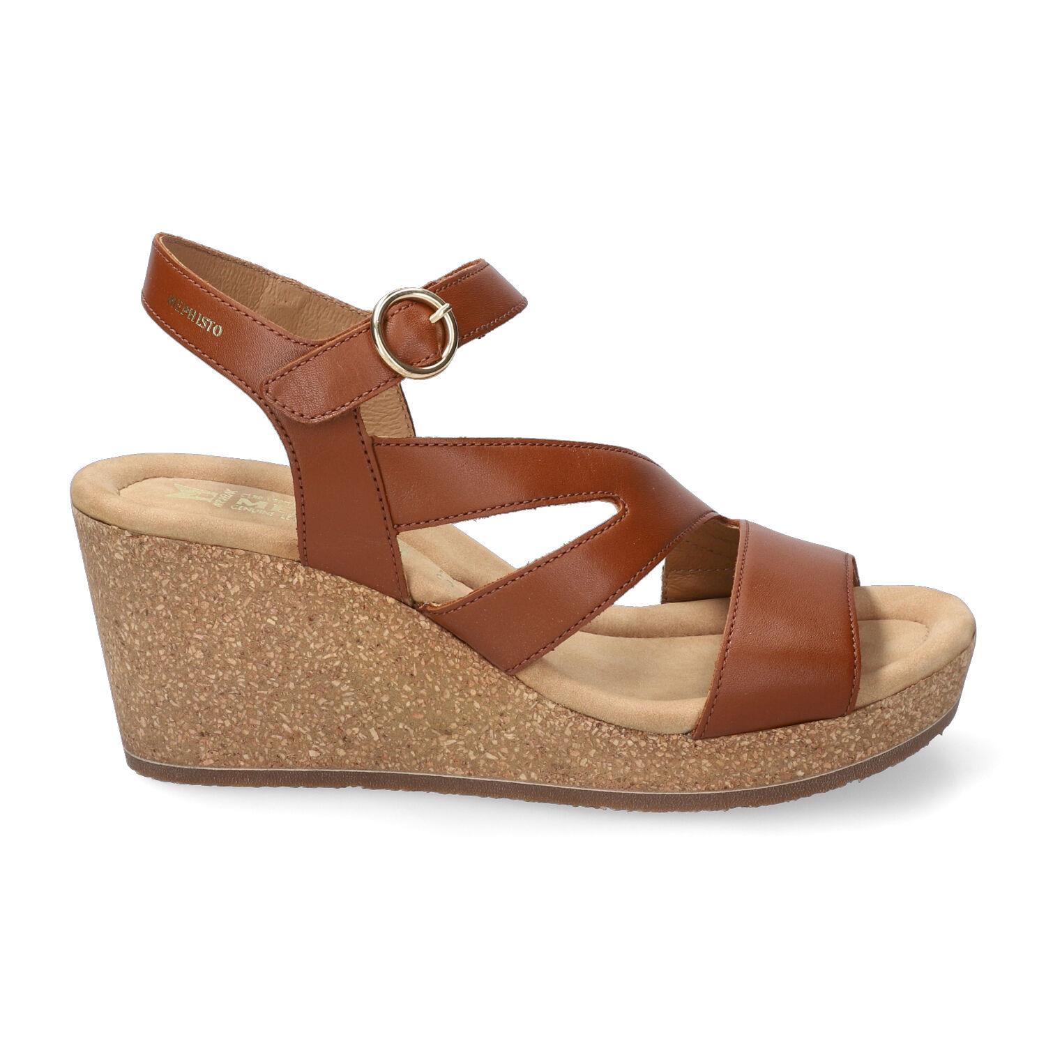 sandales femme modèle Nonnie Brun chili - Mephisto